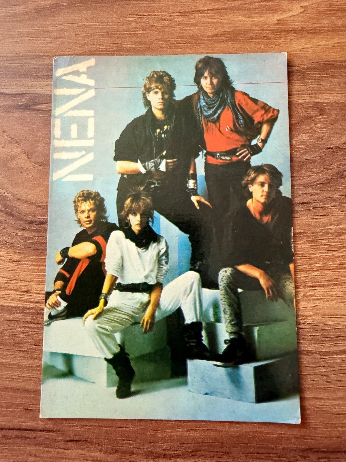 Rare Nena Vintage Turkish Postcard 99 Luftballons German New Wave Collectible