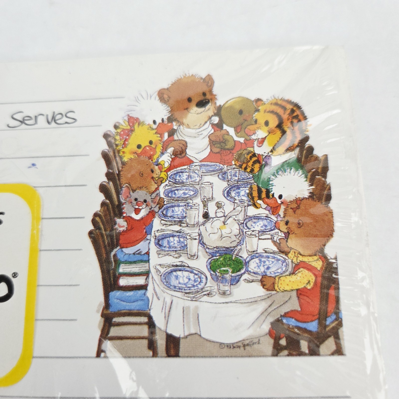 Vintage 1990s Suzy’s Zoo Folded Recipe Cards NOS Sealed 15pk Cottagecore Animals