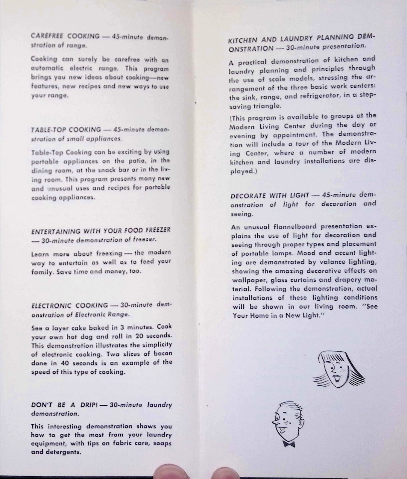 Philadelphia Electric Co Programs Brochure c1950s Mid-Century Type