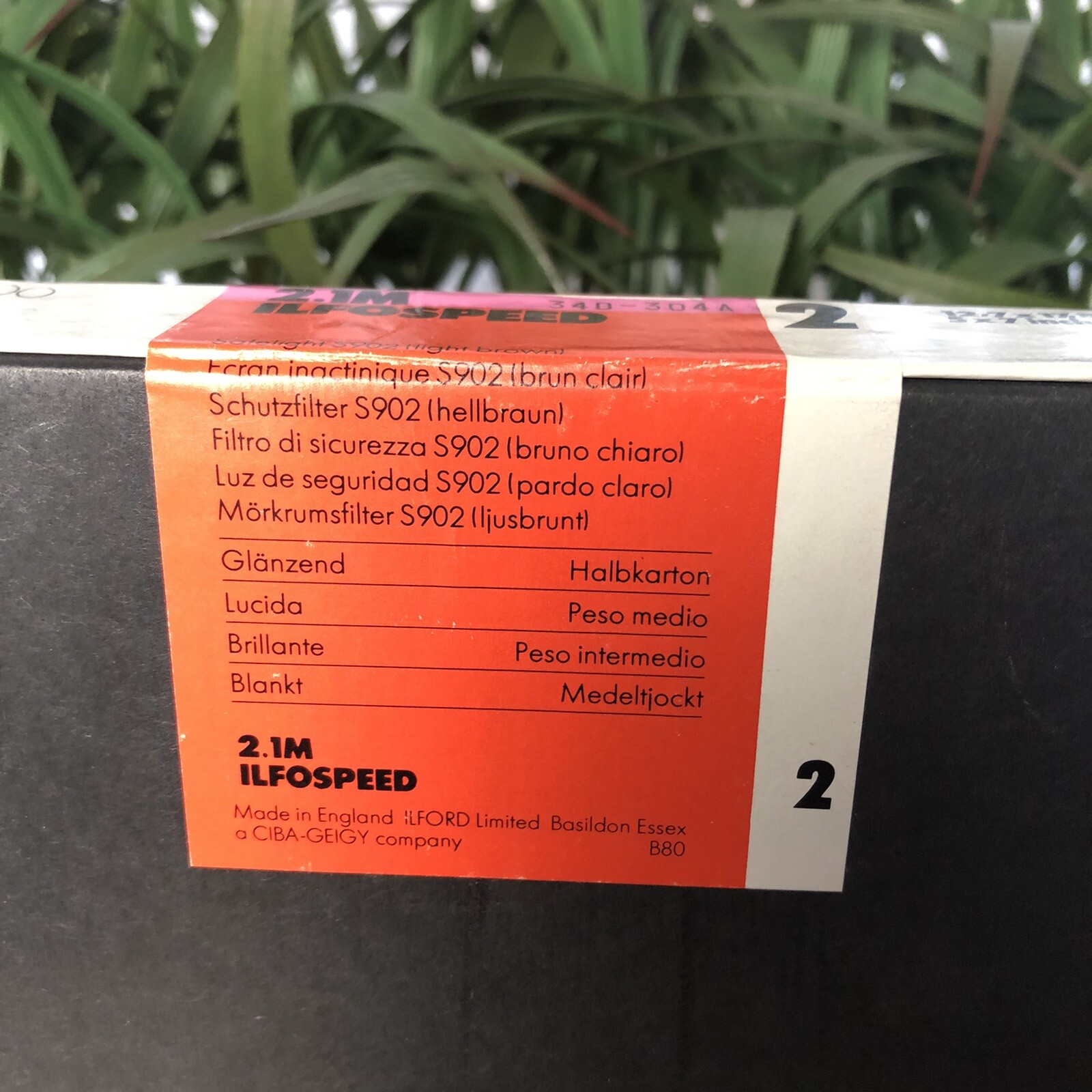 Ilford Ilfospeed 2.1M 5 X 7 Vintage Photo Paper Glossy Medium Weight 25 NIB