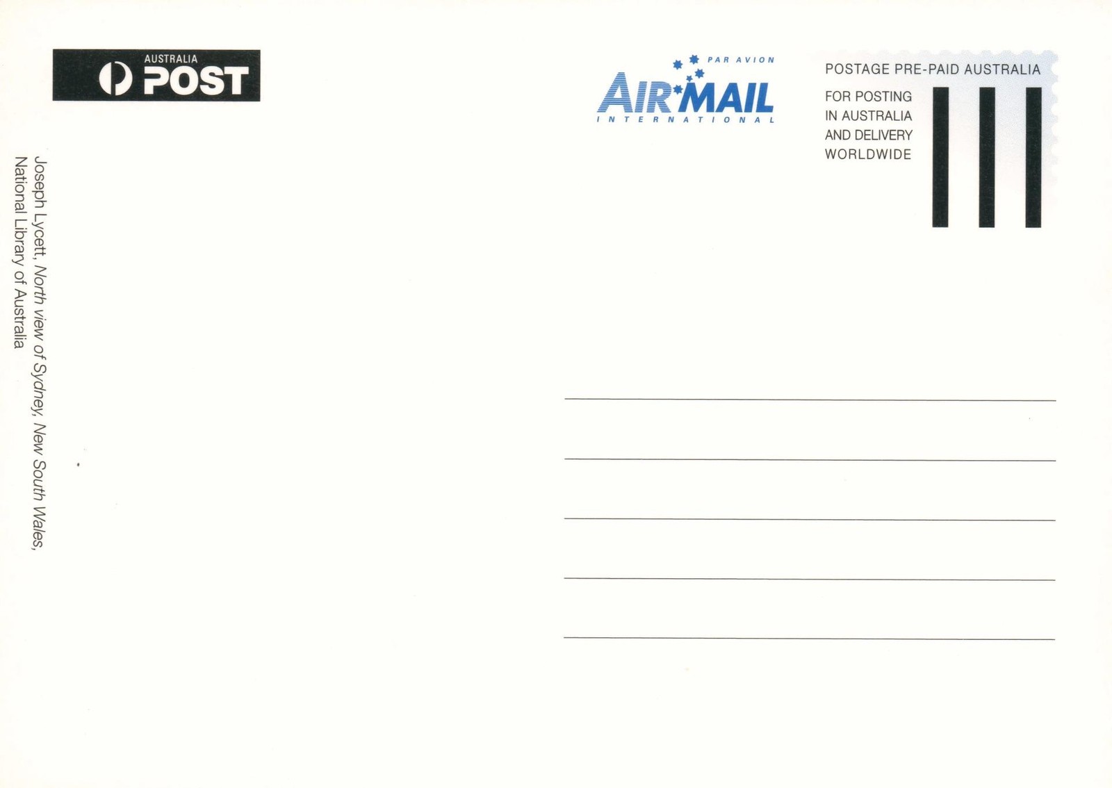 2010 Sydney Harbour North POSTCARD Maxicard FDI 55c Stamp CTO Macquarie Centre