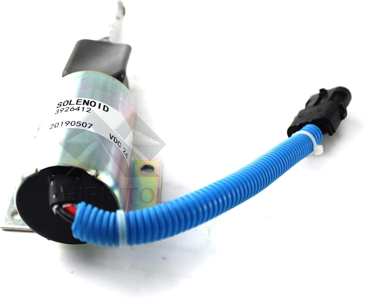 24V 3926412 SA-4257-24 RE516083 Fuel Shutoff Stop Solenoid for Cummins 8.3L 6CT