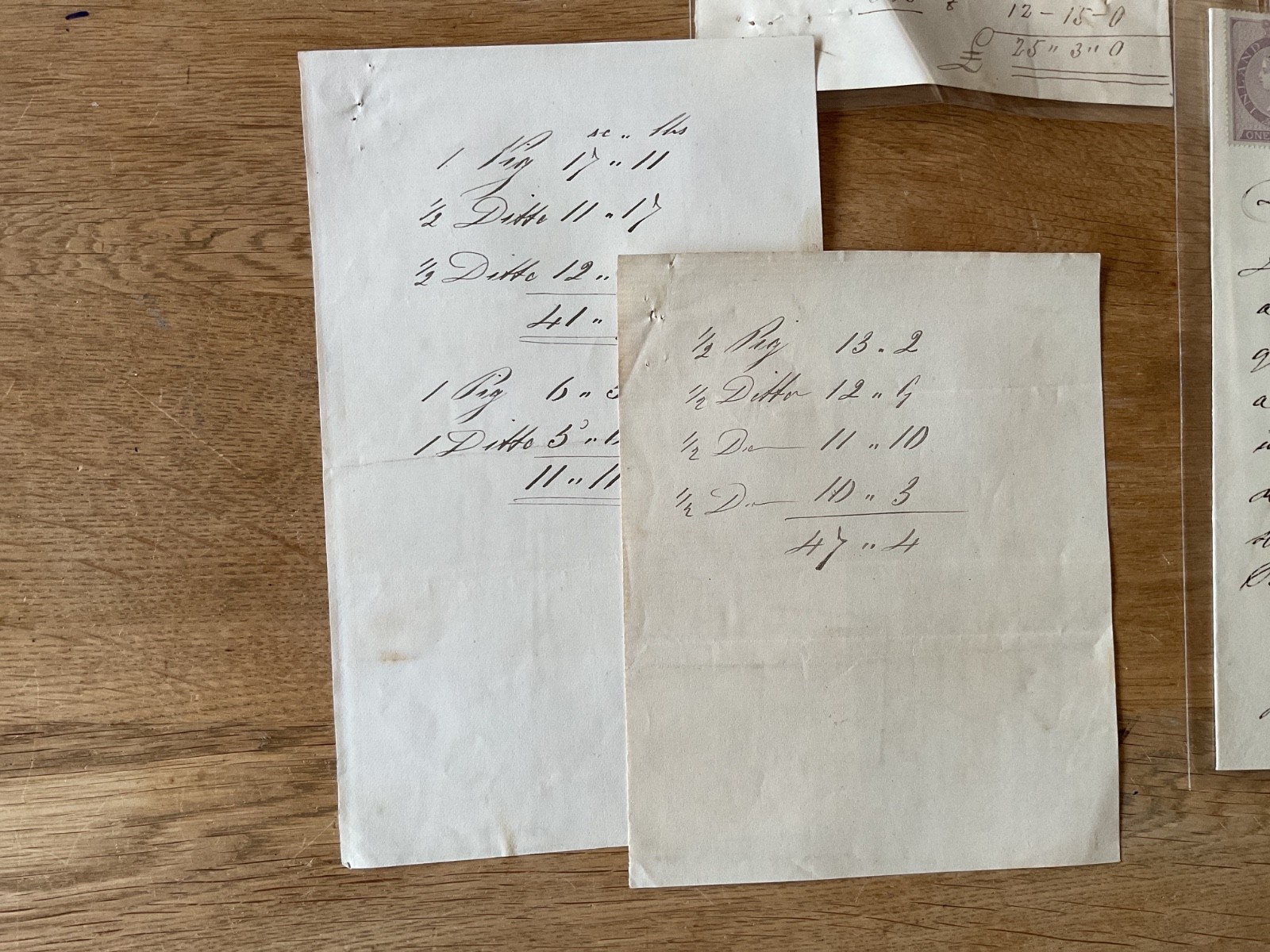 Baldwin British Industry 19th century 50+ receipt items
