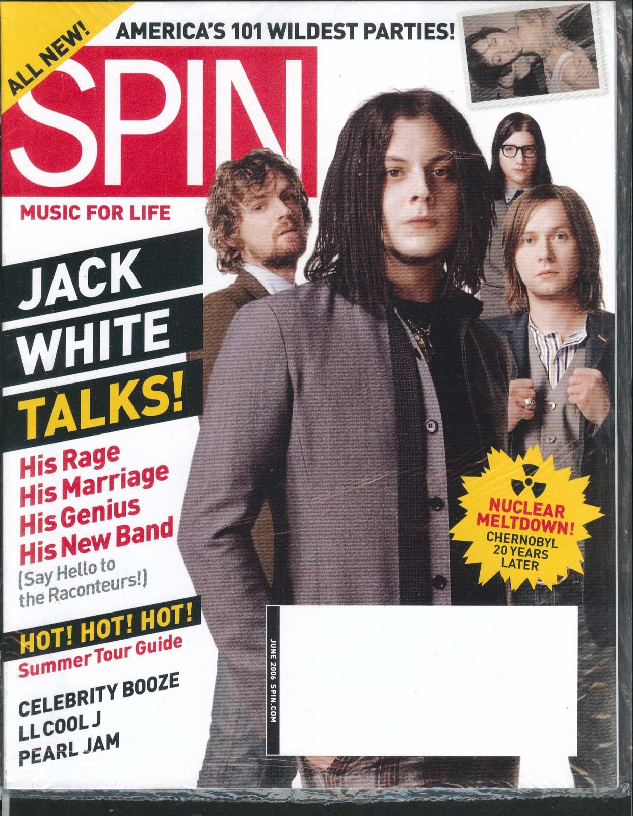 SPIN Jack White Raconteurs LL Cool J Pearl Jam Chernobyl 20 Years Later 6 2006