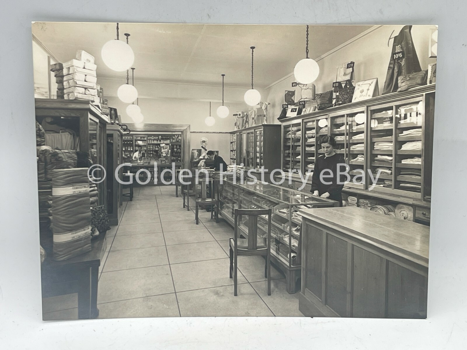 VINTAGE 30’S CO-OP SOCIETY CWS WINDOW DISPLAY PHOTO PHOTOGRAPH NORTH ORMESBY