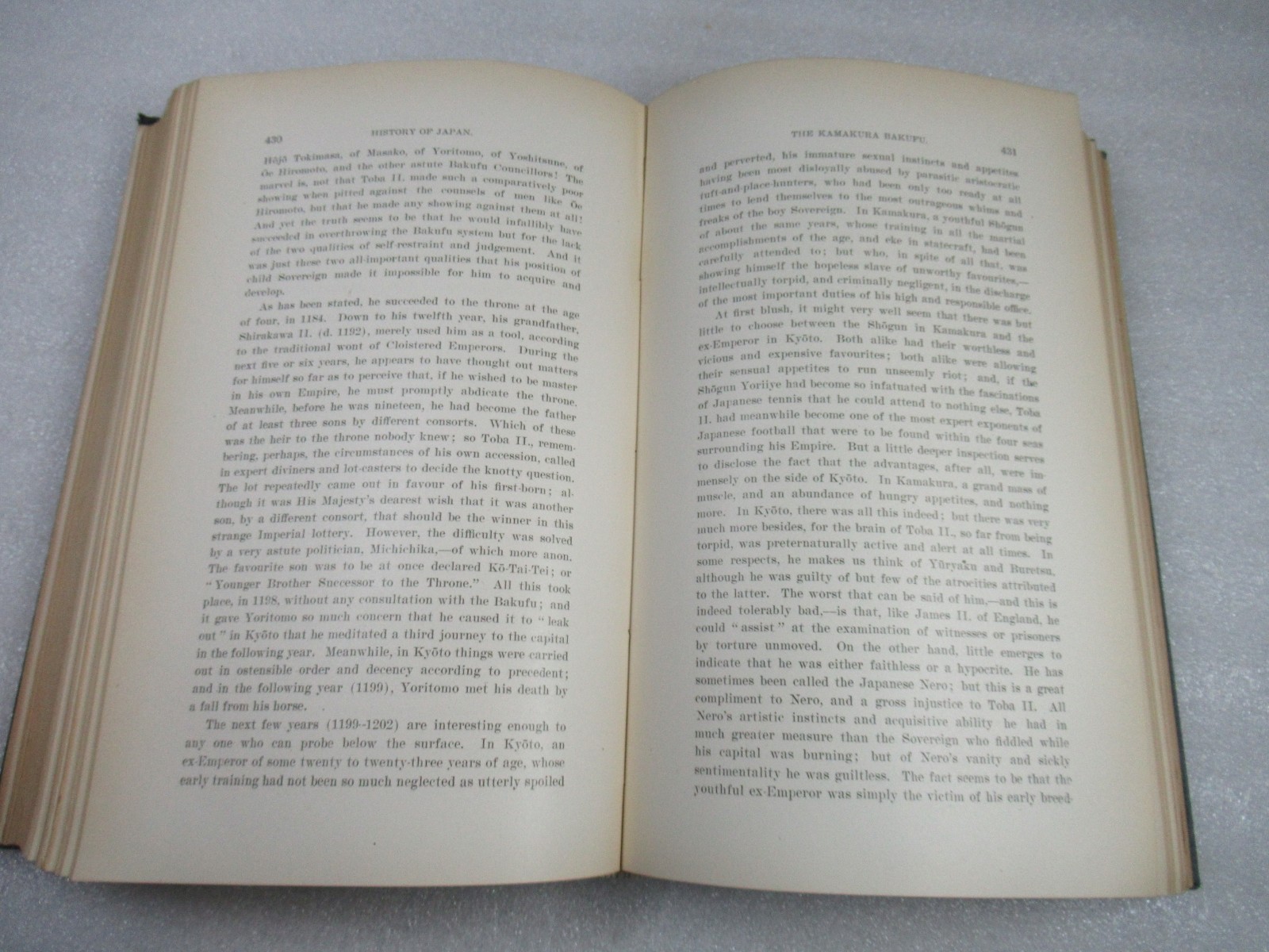 1910-26 A History of Japan – From Origins to 1868 – James Murdoch – 3 volumes