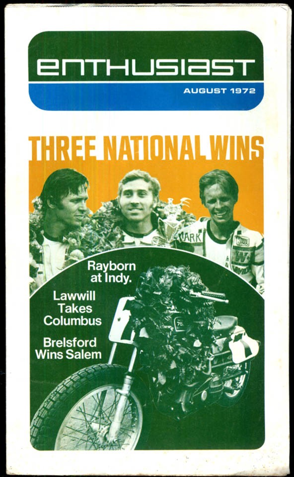 Harley-Davidson ENTHUSIAST 8 1972 Rayborn Lawwill Brelsford wins; Baja 500