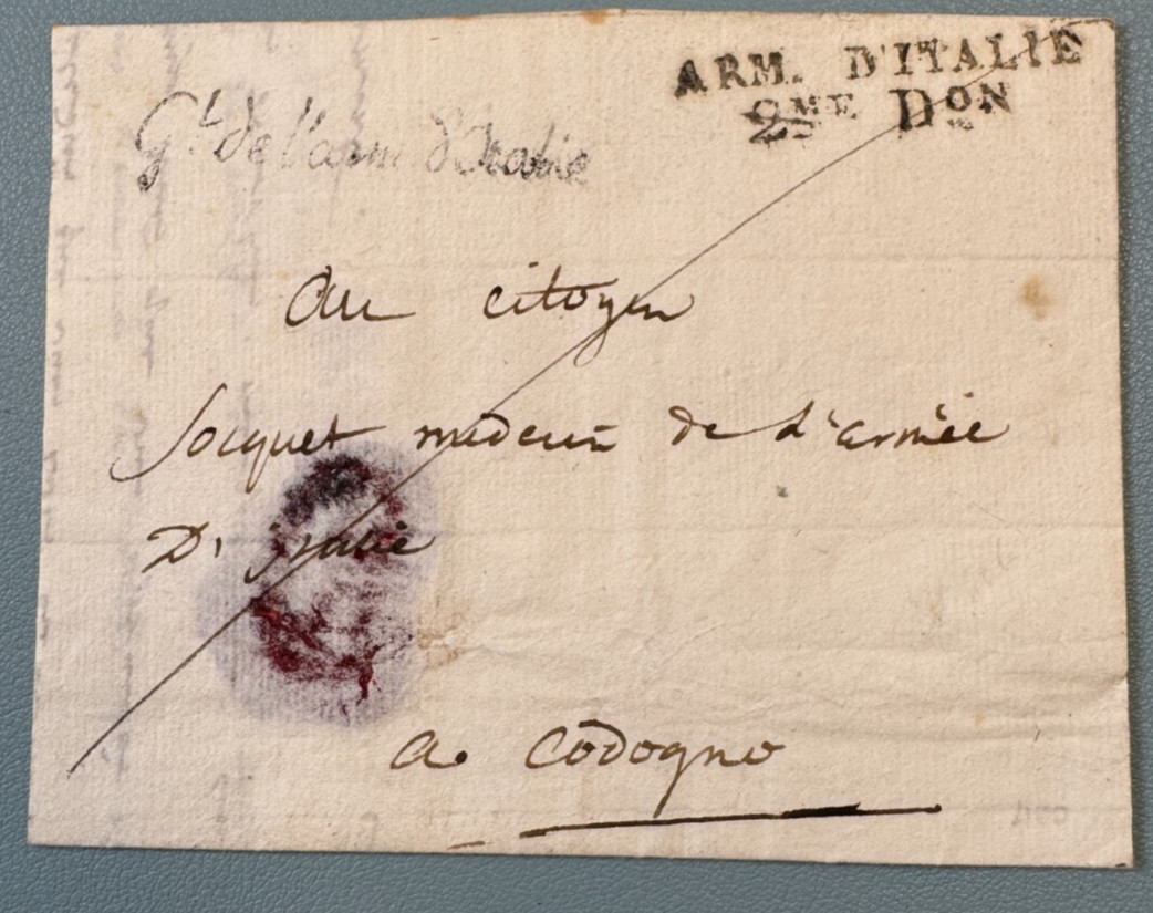 SUP – Italian Army 1797 / 2nd Division Letter / Army General Dispatch
