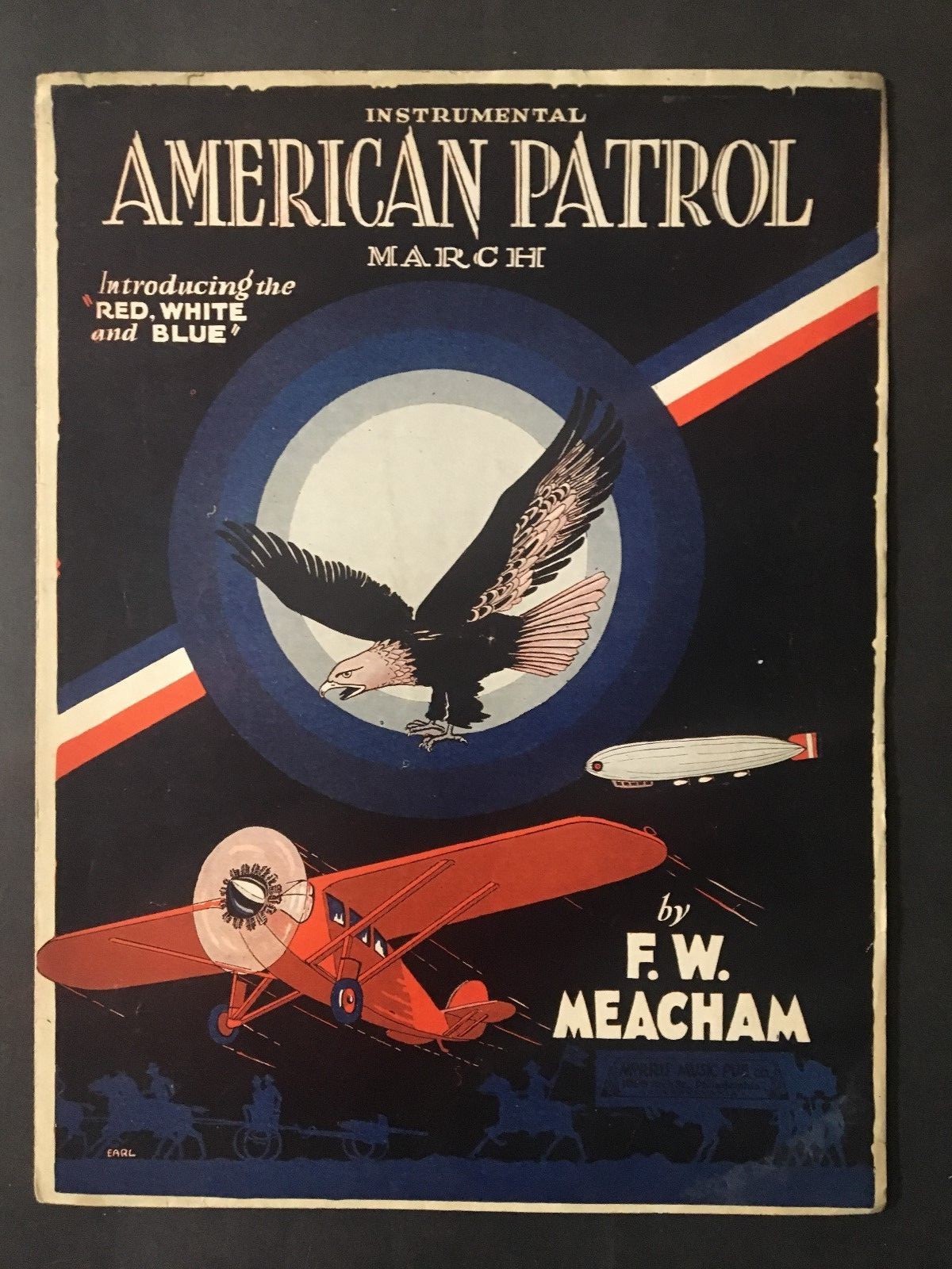 Instrumental American Patrol March Introducing the “Red, White and BLue”
