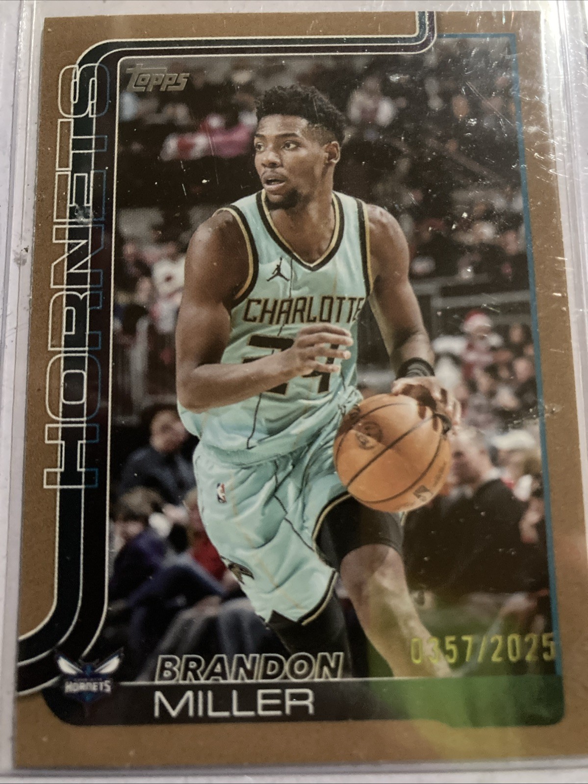 2025 Topps Flagship NBA Basketball No. 68 Brandon Miller Bronze 357/2025