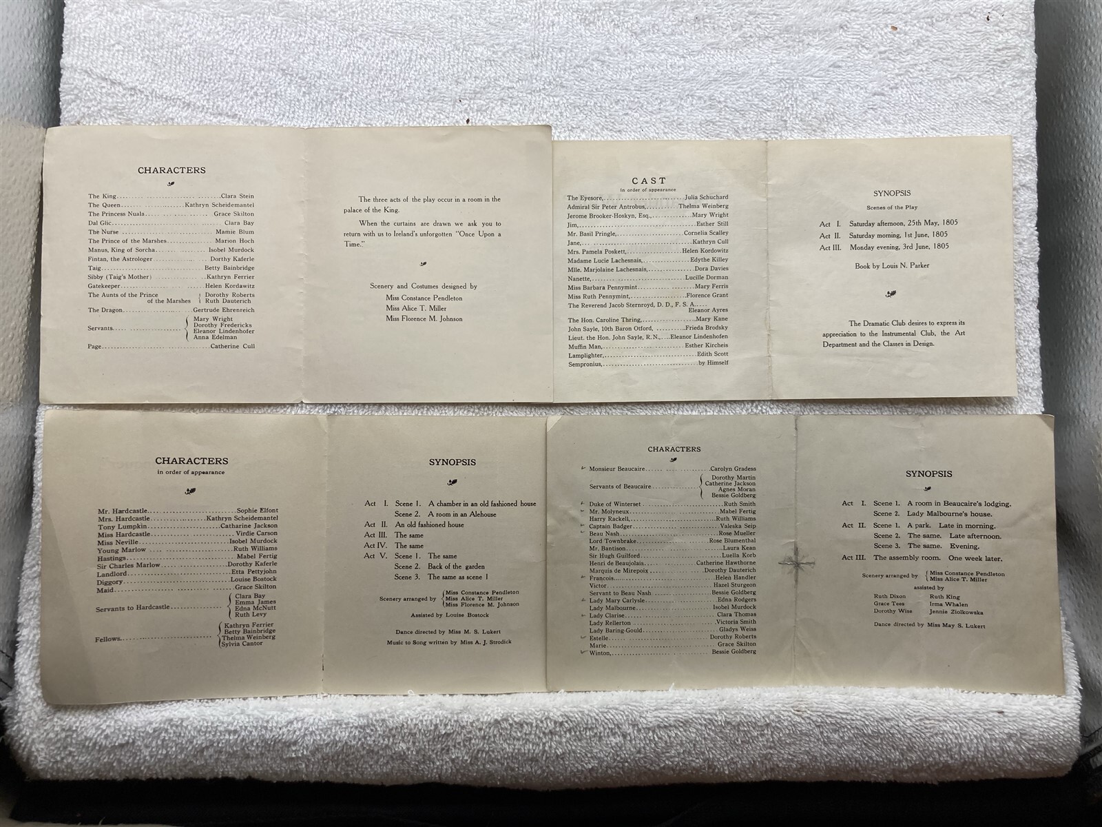 1925 1926 1927 Kensington High School Dramatic Club Programs Philadelphia PA Vtg
