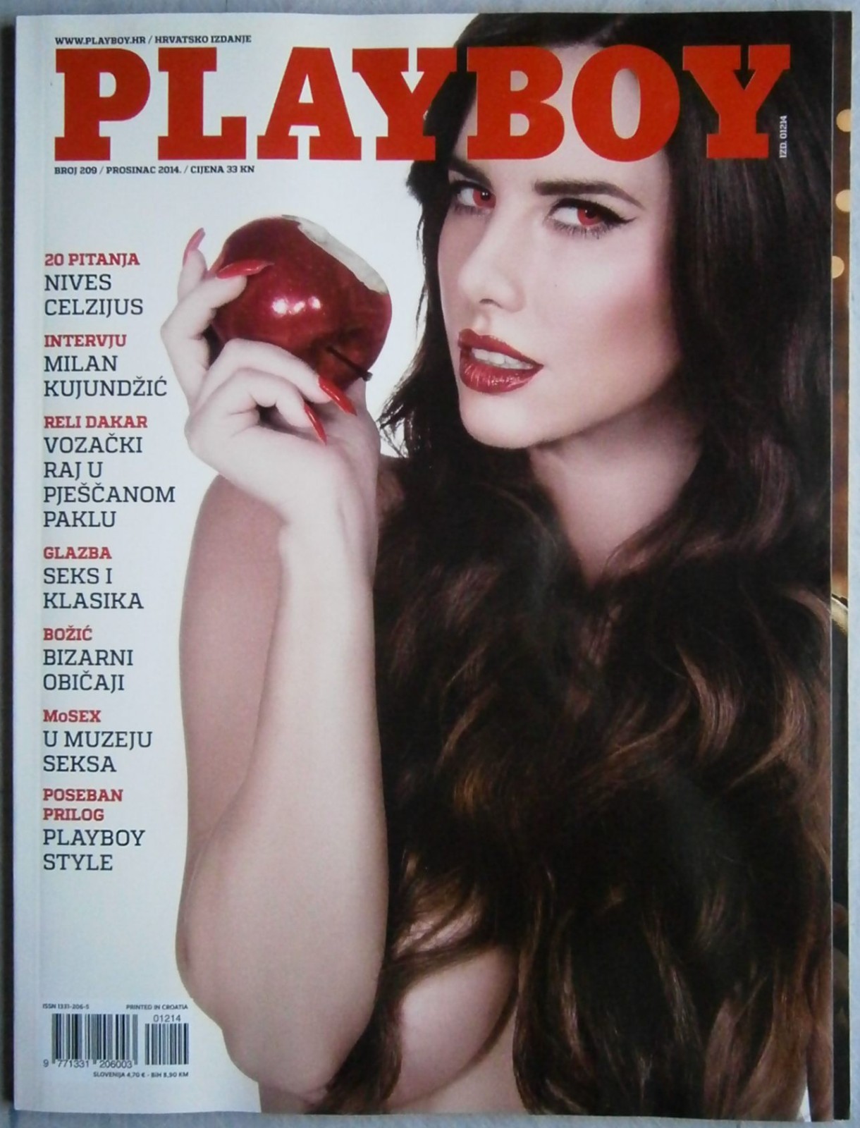 Playboy Croatia December 2014 – ELIZABETH OSTRANDER
