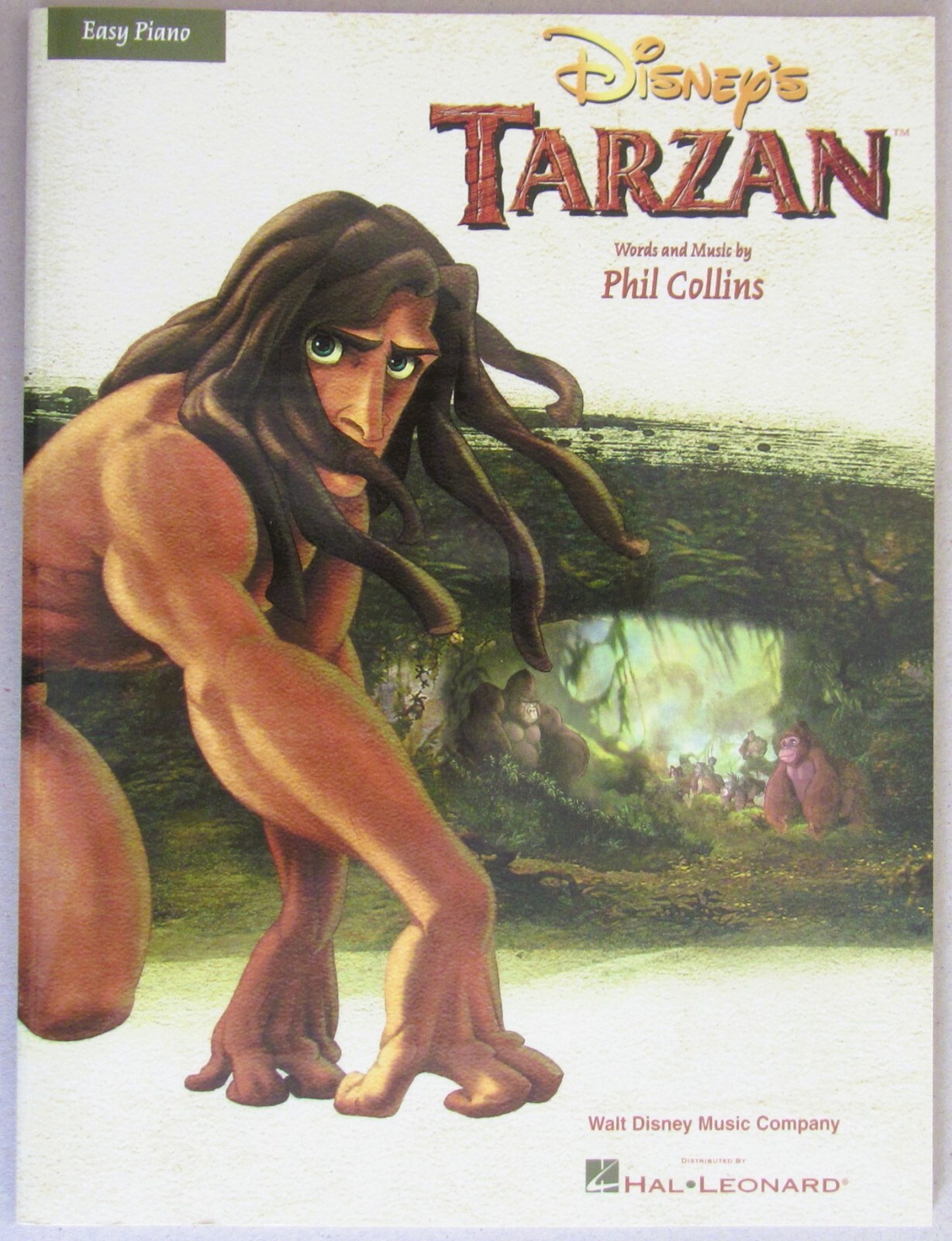 DISNEY TARZAN~WORDS & MUSIC BY PHIL COLLINS~EASY PIANO SCORE SHEET MUSIC~NEW