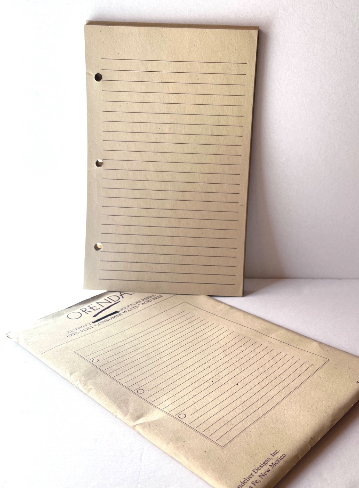 NOS Deadstock VTG 90’s Small 3-ring binder 8 1/2″ x 5 1/2″ Refill Paper Lined*
