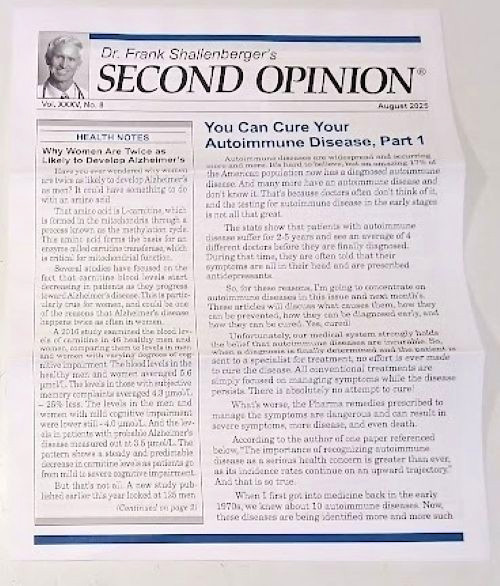 Five 2025 Issues from “Dr. Frank Shallenberger’s Second Opinion” Newsletter