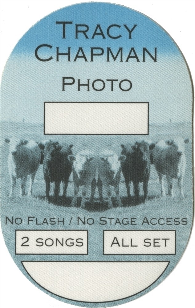 Tracy Chapman 1996 New Beginning concert tour Photo Backstage Pass
