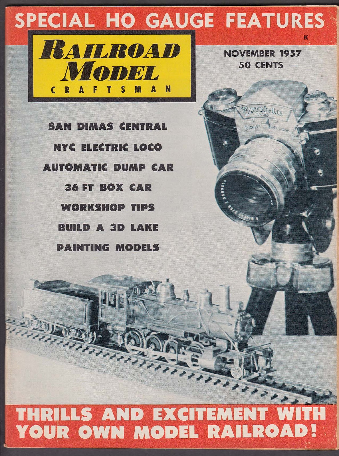 RAILROAD MODEL CRAFTSMAN San Dimas Central NYC Electric Loco ++ 11 1957