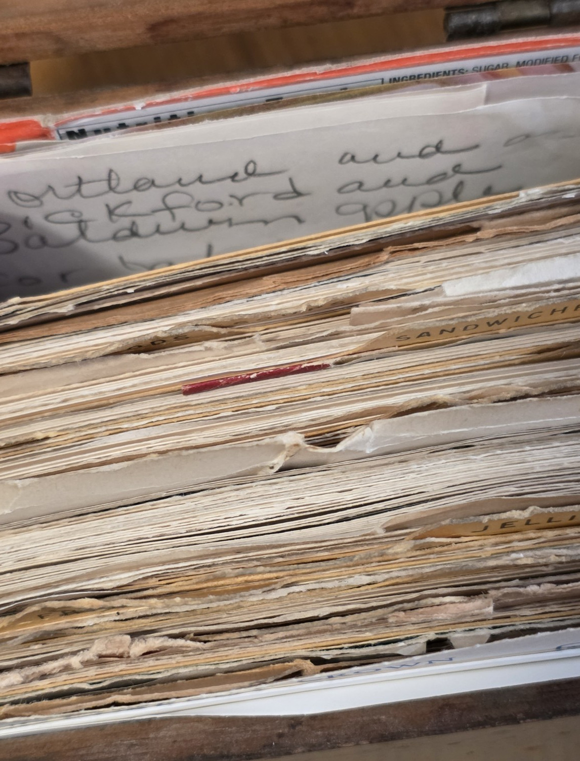 Great Collection RECIPES ca 1950s Some Typed Most from Equitable Gas some Handwr