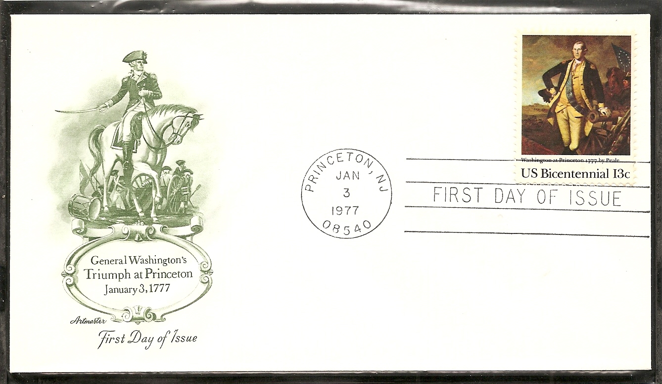 US SC # 1704 Washington at Princeton FDC. Artmaster Cachet.