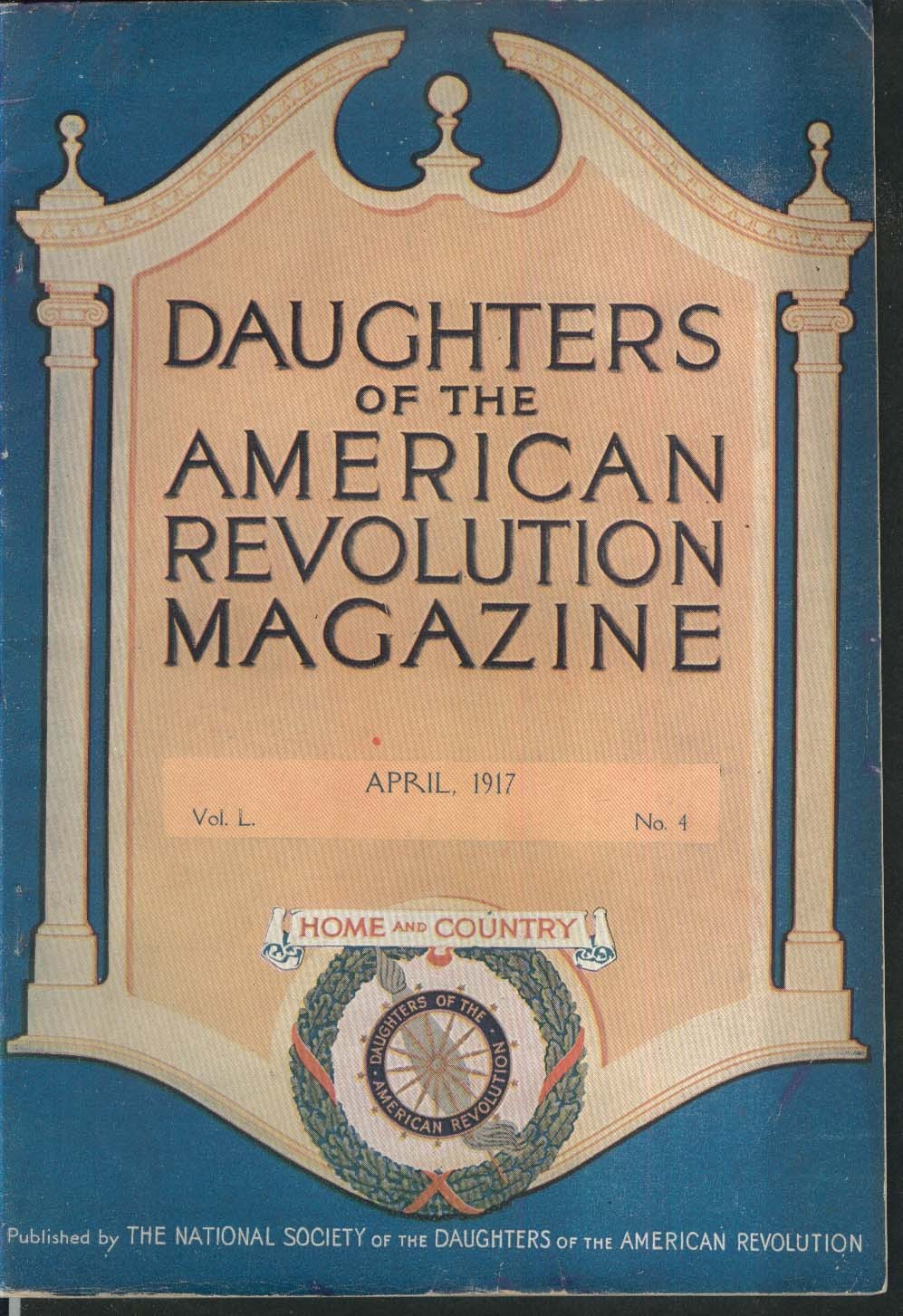 DAUGHTERS of the AMERICAN REVOLUTION Woodrow Wilson Hugh Mercer Antrim NH 4 1917
