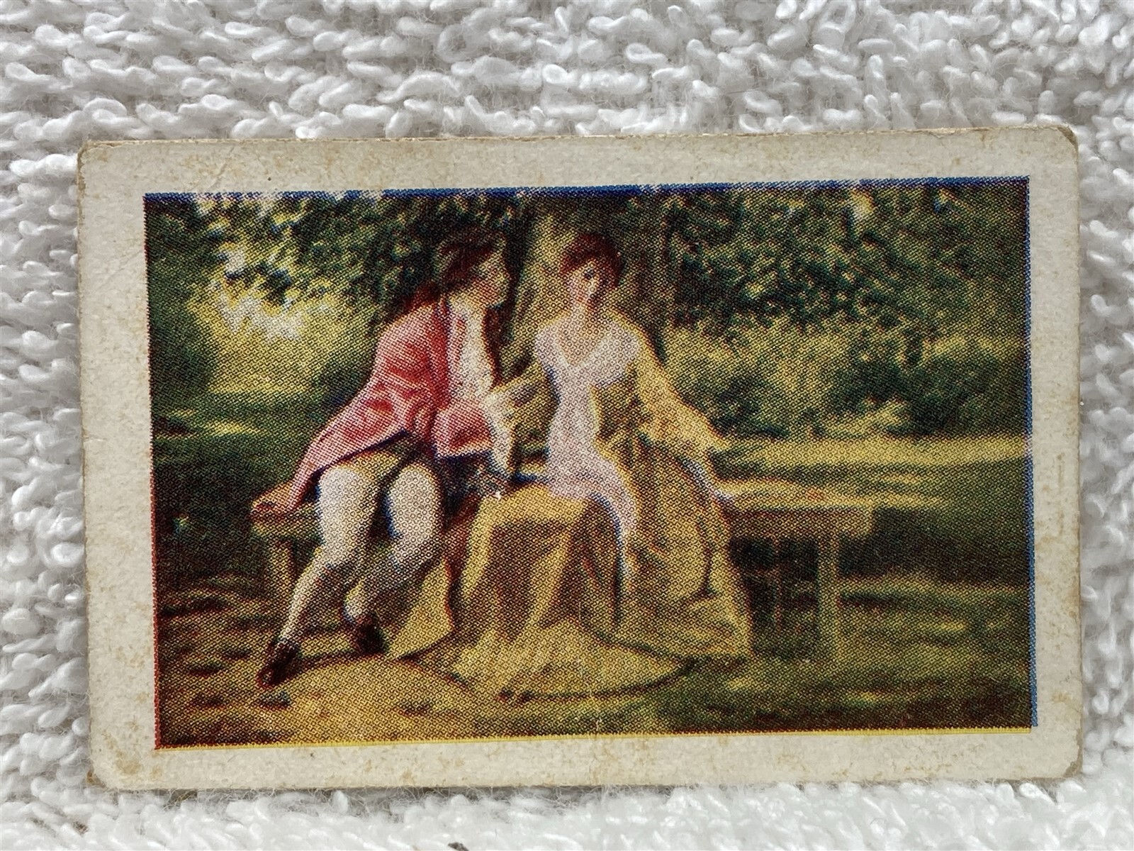 1800s 1900s Unknown Tobacco Cards Family Home Sheep Lovers Vtg