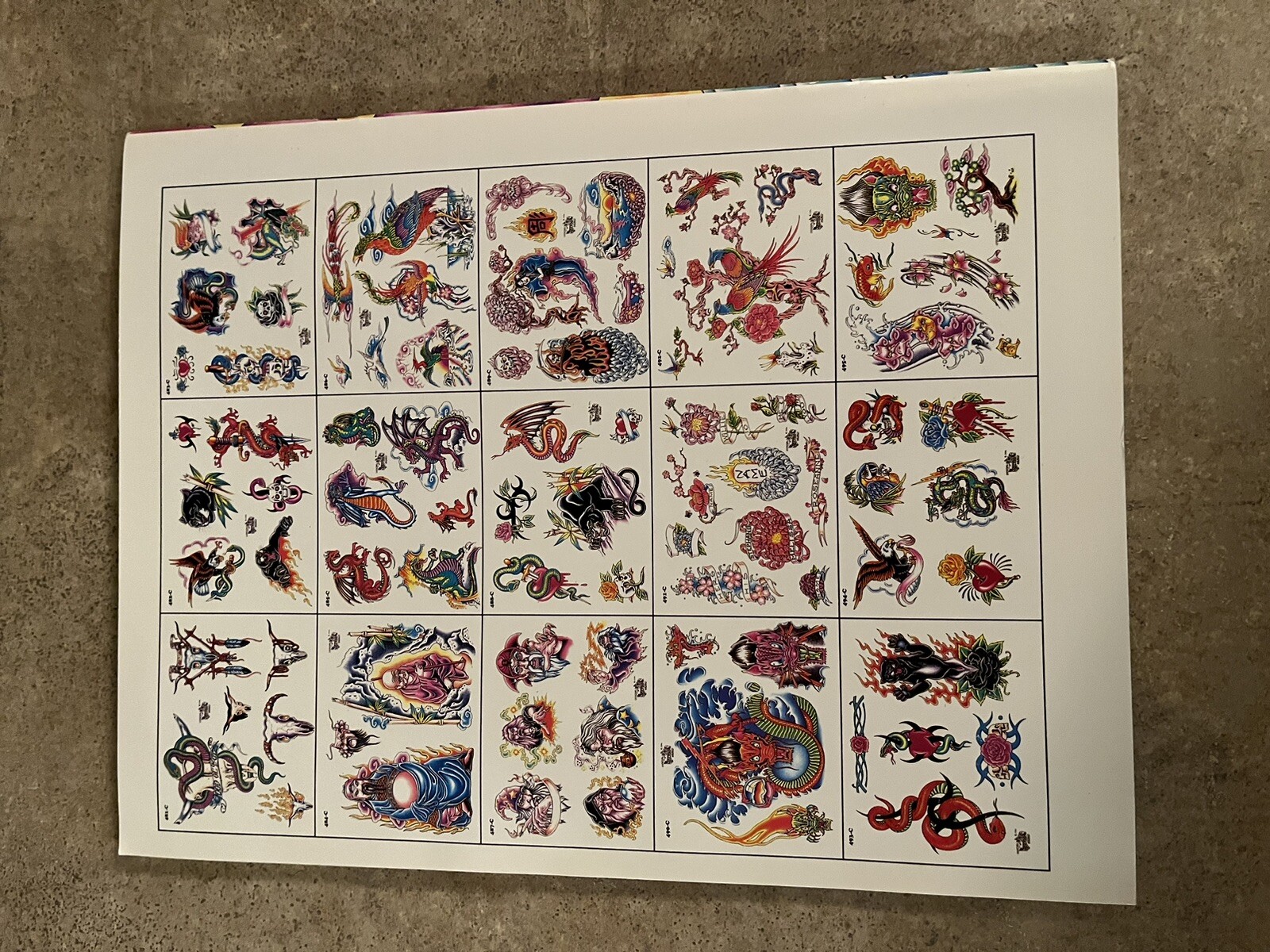 Vintage 1996-97 Huck Spaulding Ent Inc Tattoo Catalog Supplement & Price List