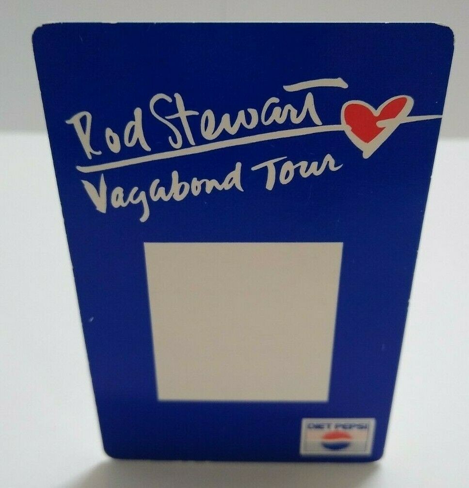 Rod Stewart Backstage Pass Vagabond Heart Tour Original 1991 Pop Music Concert