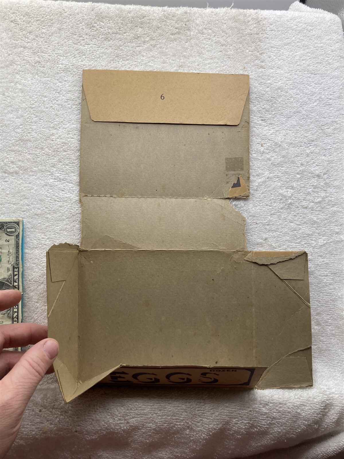 1940’s 1950’s Oakland Eggs Carton California Pittsburgh PA Vtg
