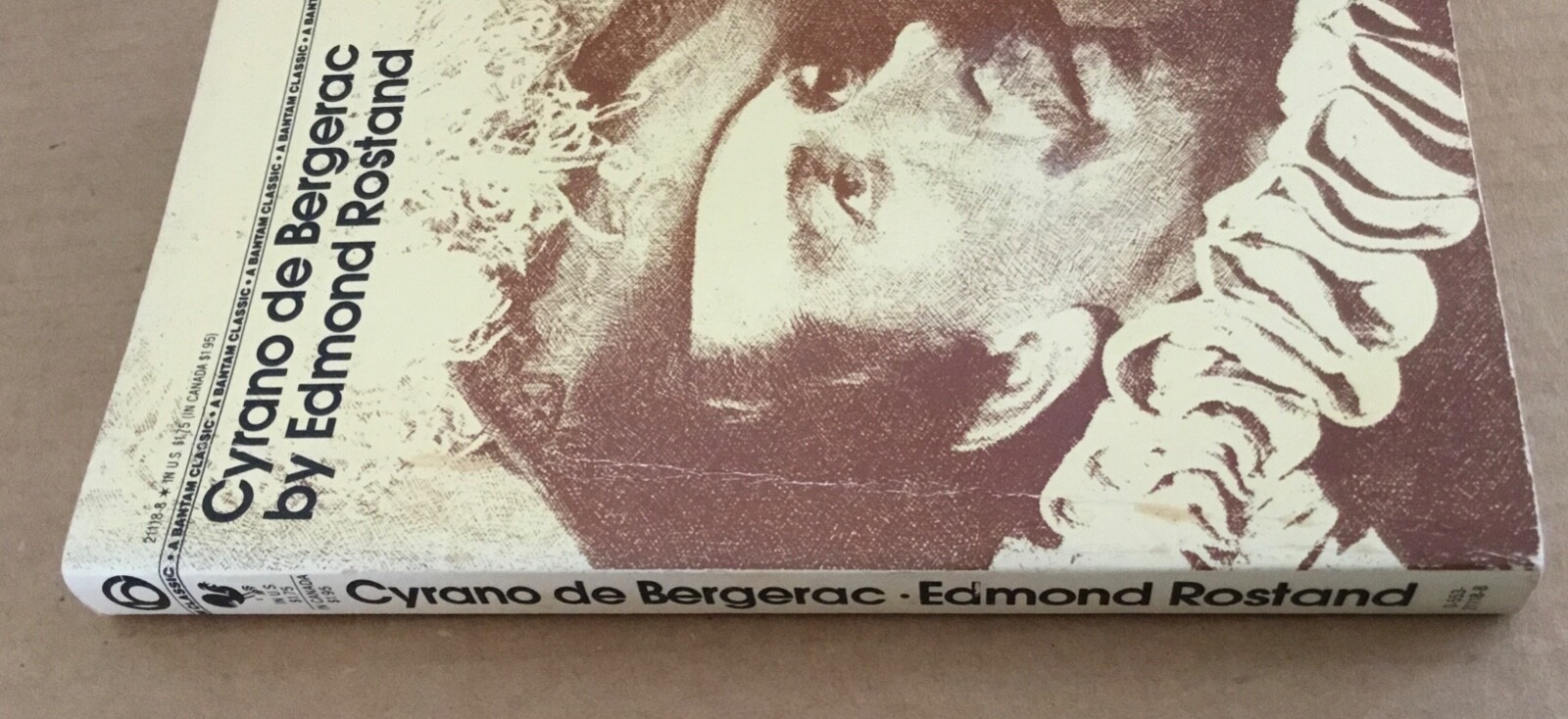 Cyrano de Bergerac Edmond Rostand 1982 vintage paperback Bantam book Jose Ferrar