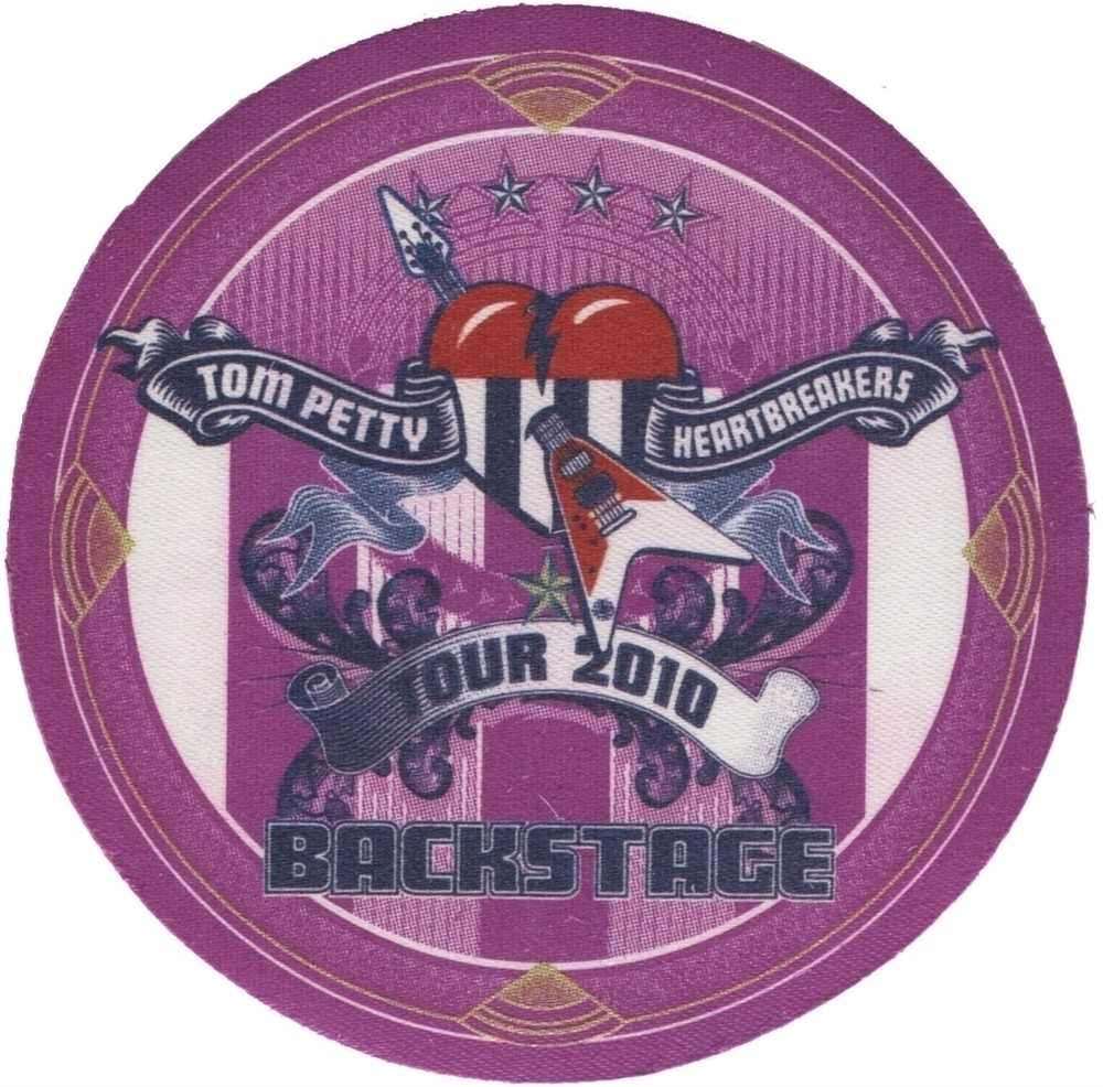 Tom Petty & the Heartbreakers 2010 Mojo concert tour All Access Backstage Pass