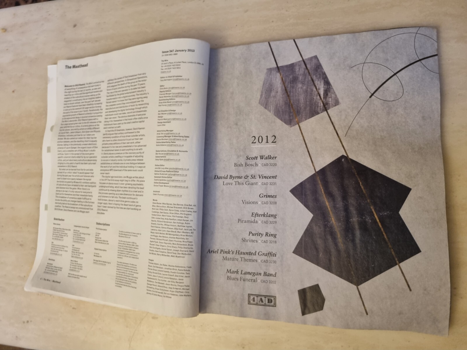 The Wire Rewind 2012 Magazine Issue 347 January 2013