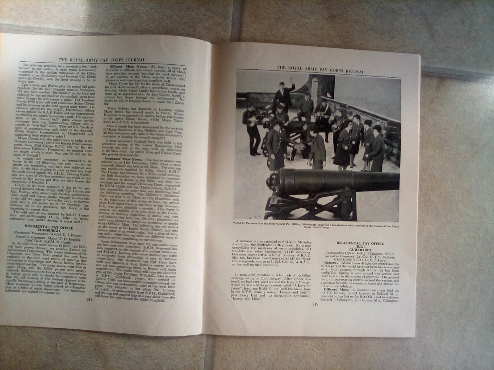The Royal Army Pay Corps Journal Army Magazine. Spring 1965 .Vol XIV.