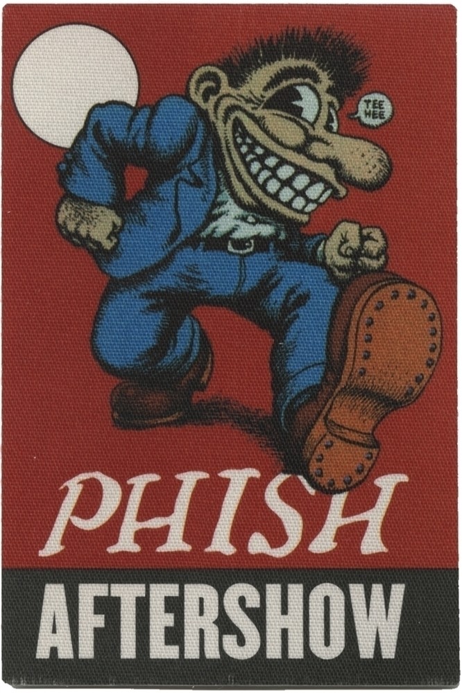 Phish 2000 Farmhouse concert tour Robert Crumb Aftershow Backstage Pass