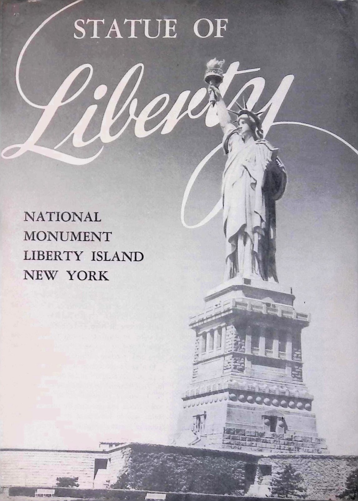 Statue of Liberty Souvenir Booklet Liberty Island NY c1950s Americana