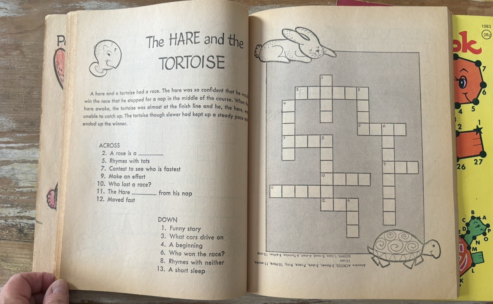 Vintage lot childs coloring & activity books 1960’s 1970’s dot crossword horses