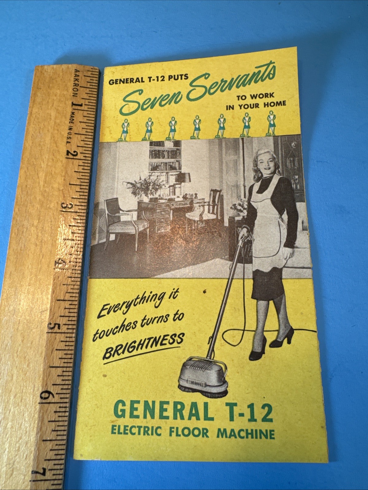 1947 General Floor Craft T-12 Brochure, Electric Floor Waxer Polisher Dual Head
