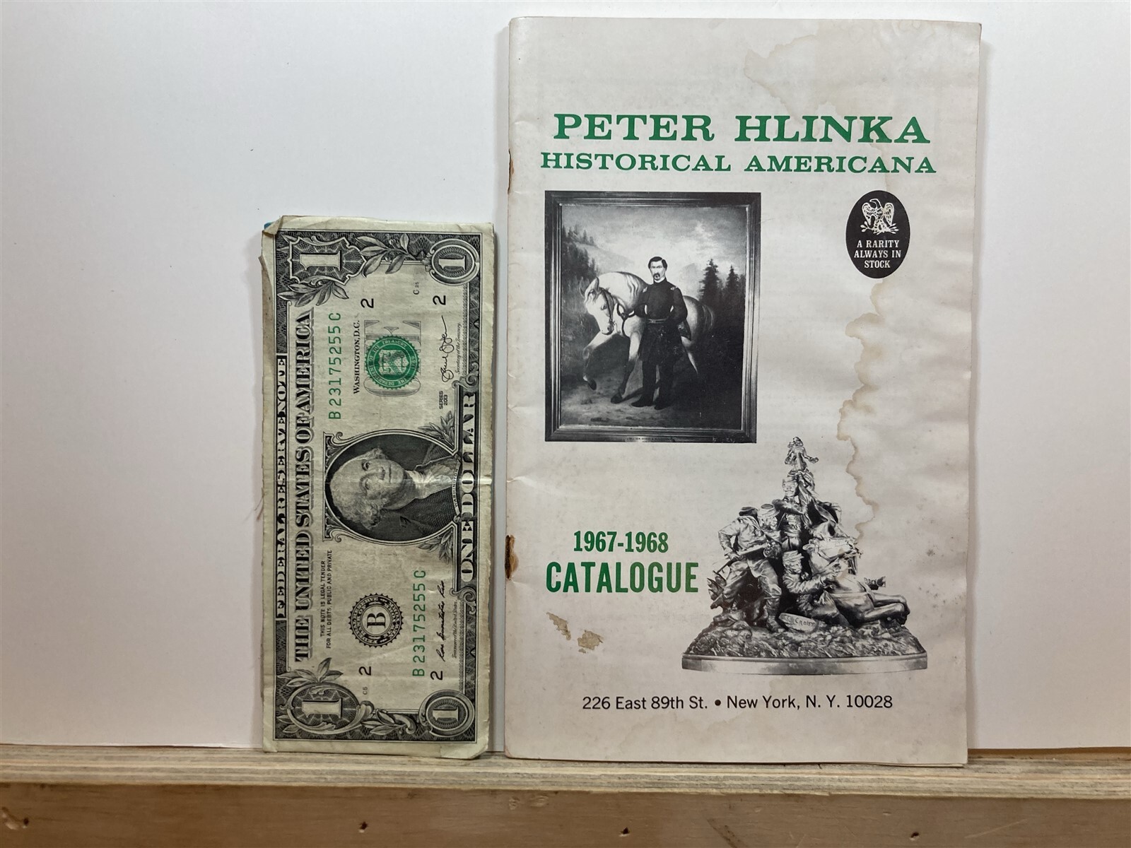 1967 1968 Peter Hlinka Historical Americana Catalogue New York Antiques Vtg