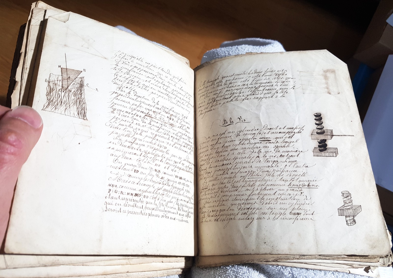 Important 19th Century Physics Chemistry Manuscript Set, Many Diagrams