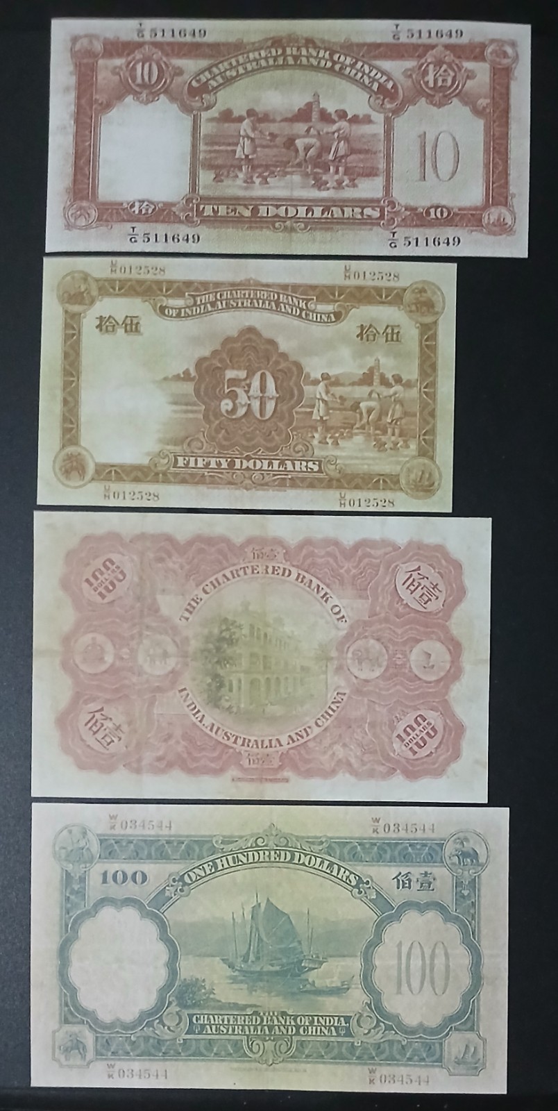 Reproduction – Copy – Hong Kong – Bank of India, Australia & China – Beautiful