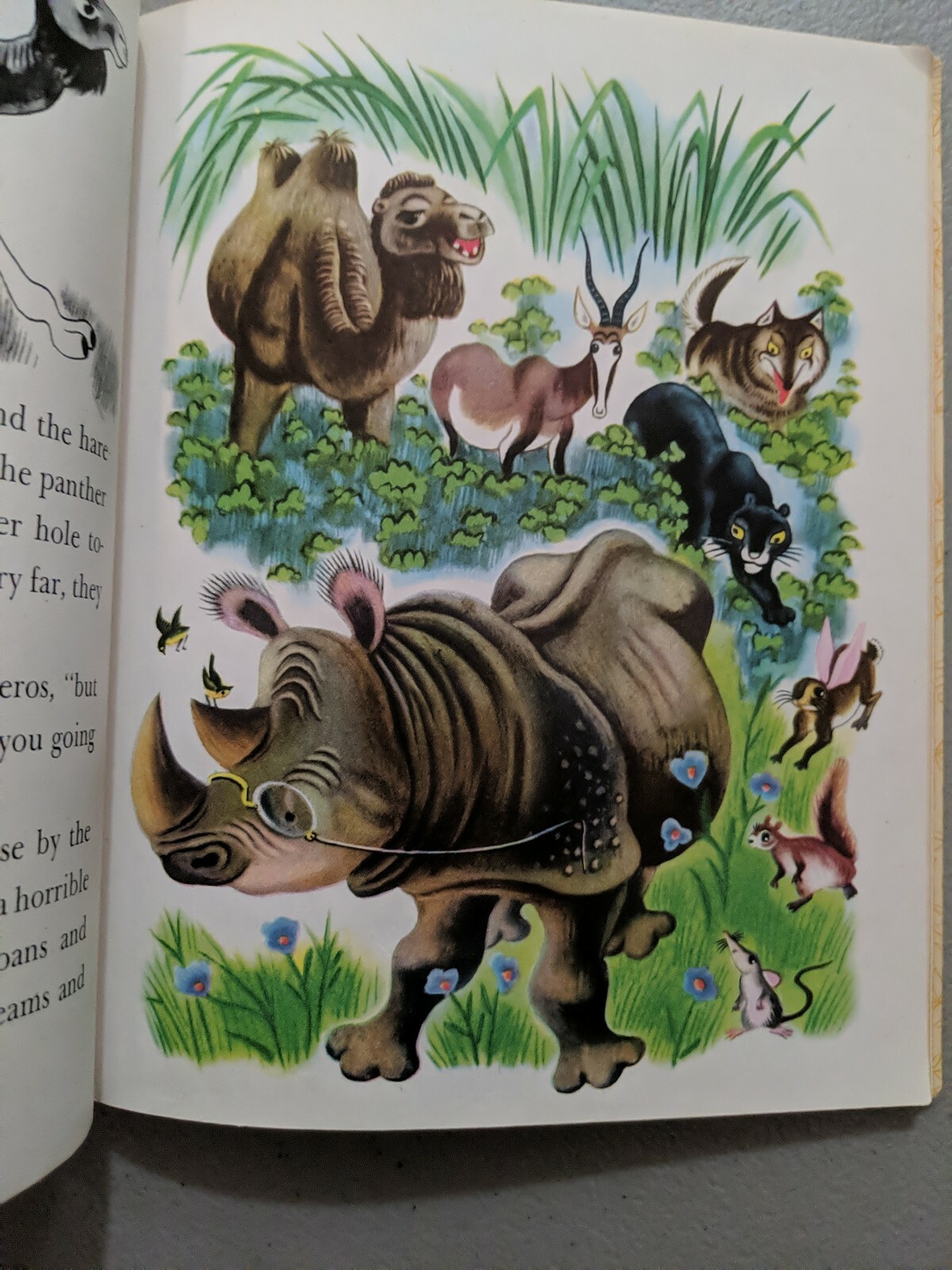 A Day In The Jungle, A Little Golden Book,1943(VINTAGE Brown Binding)