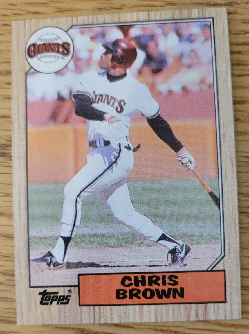 Chris Brown Baseball Card #180