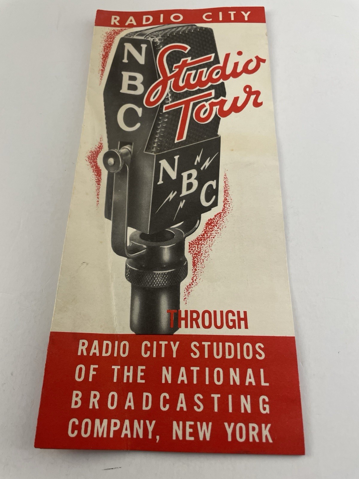 1936 NBC Radio City Studio Tour Brochure Rockefeller Center New York Art Deco