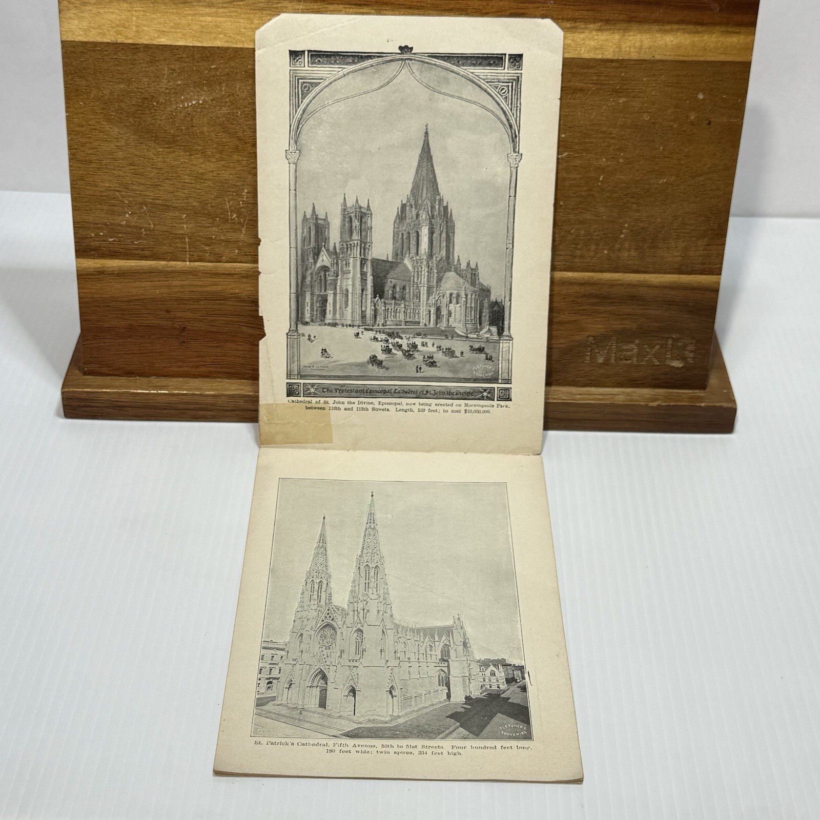 Fletcher’s New York City Souvenirs Series 5 c1895 Churches & Colleges Booklet