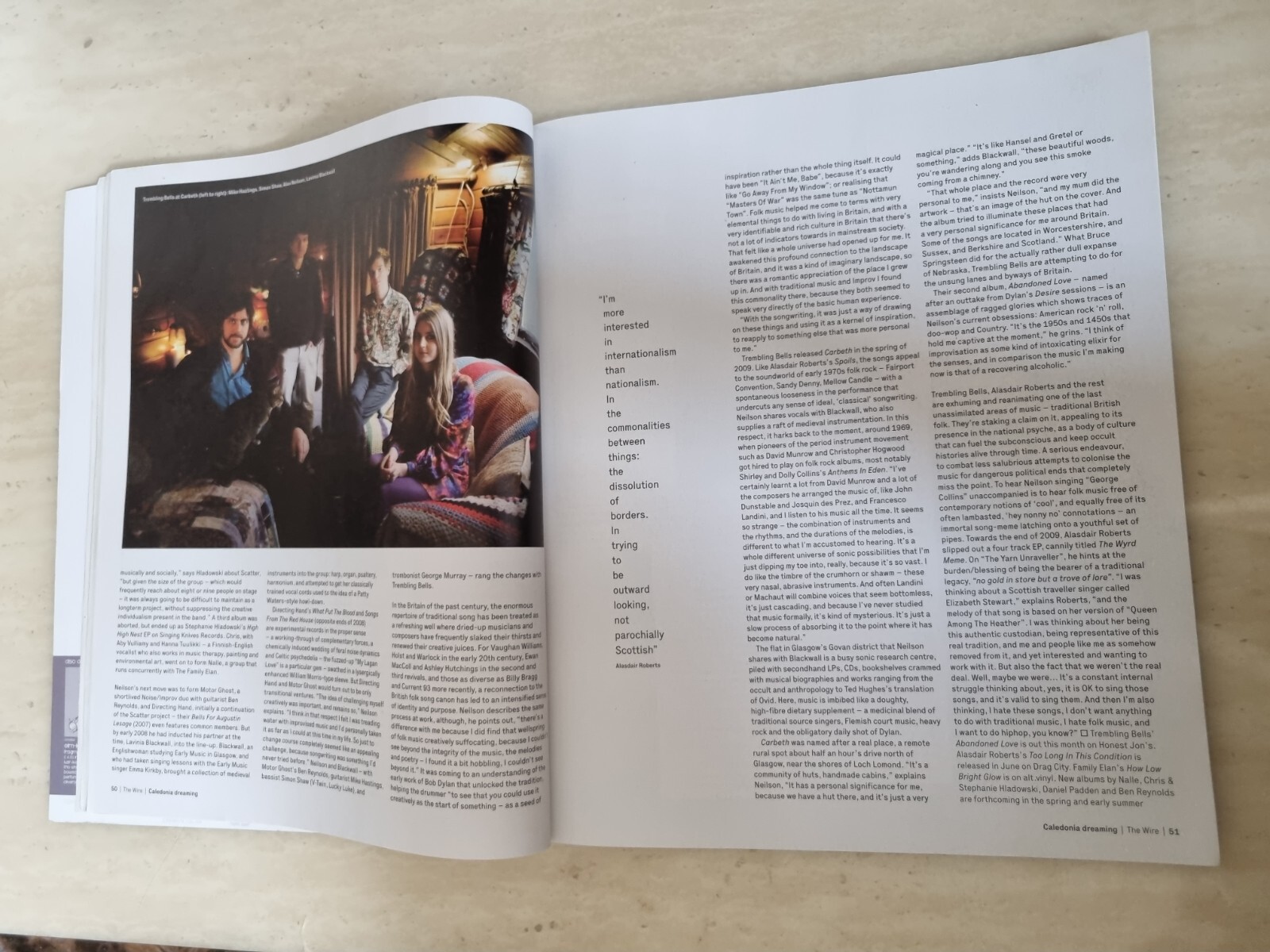 The Wire Magazine Issue 313 March 2010 Caledonia Dreaming Alasdair Roberts