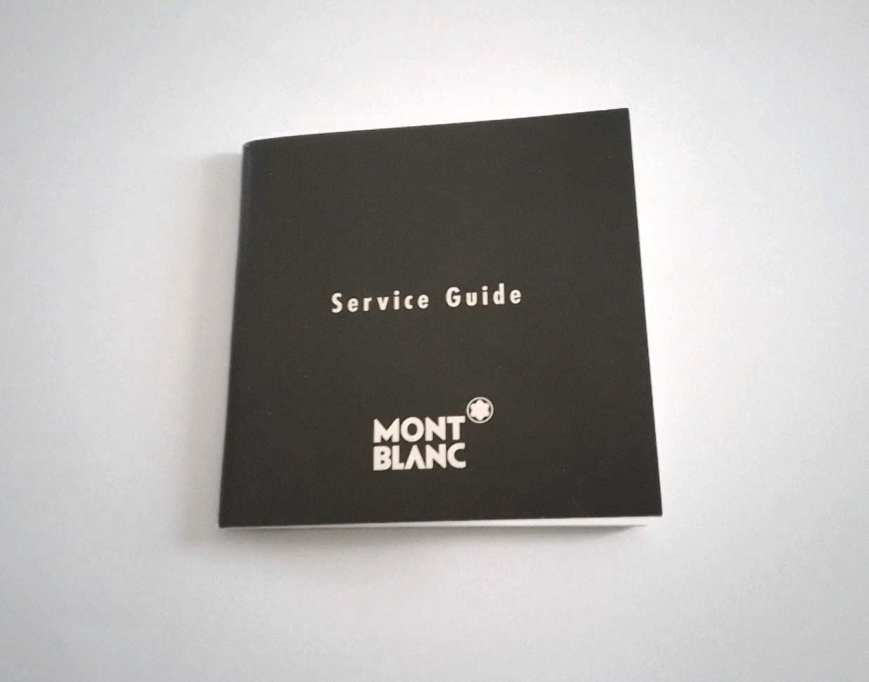 Montblanc Service Guide + International Warranty Empty Ident. No. 1061061 2001