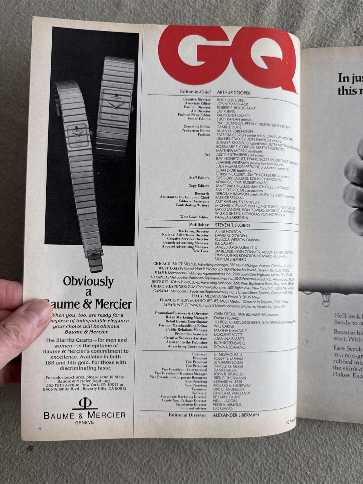 AUGUST 1984 GQ – GENTLEMANS QUARTERLY fashion magazine JOSEPH HELLER