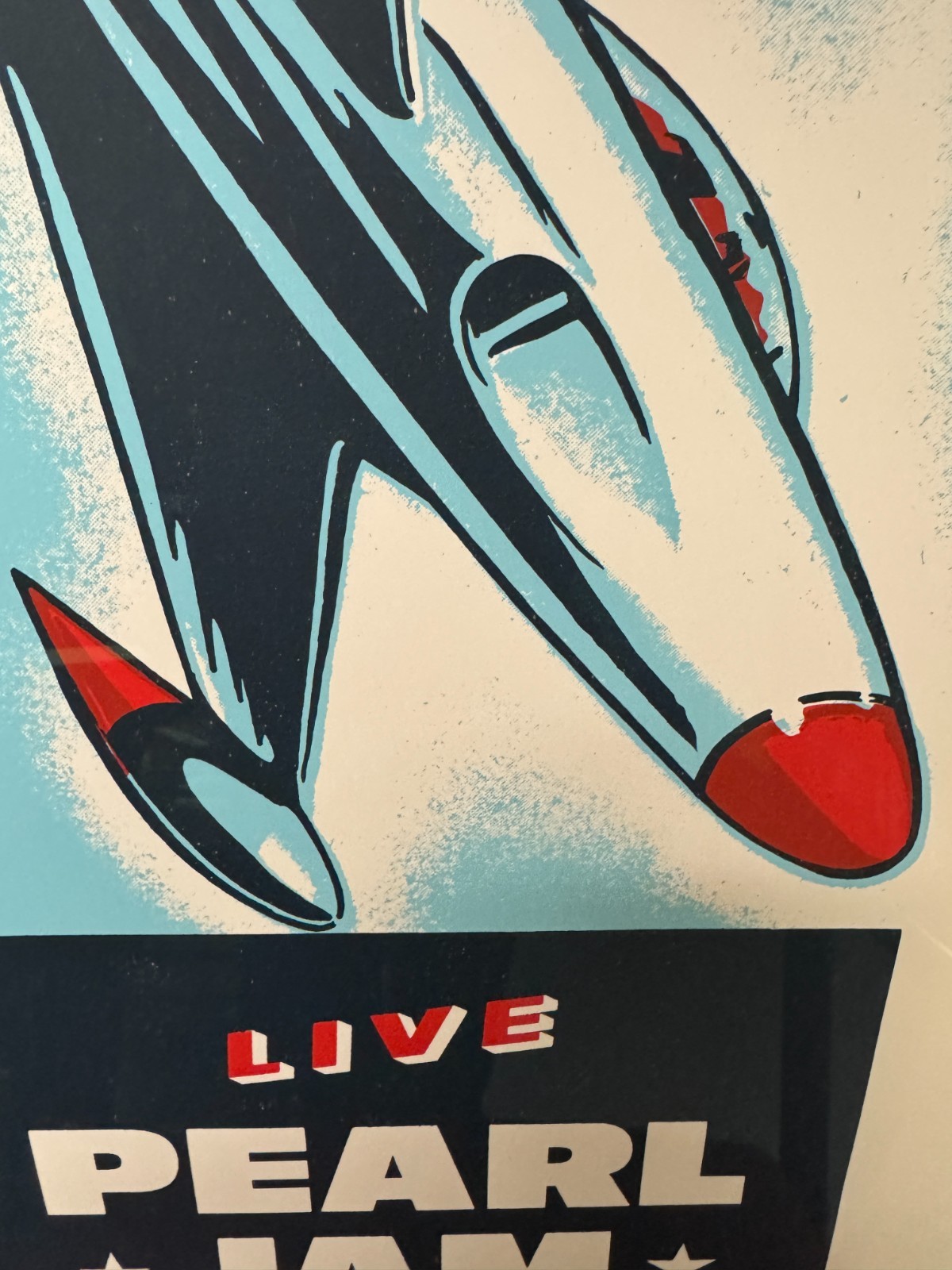 1998 Pearl Jam St Louis MO Ames Bros Concert Poster Screen Print Riverport