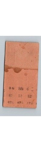 French Tram Ticket Paris Omnibus T.N.L. STAR T.C. 1910s Ephemera, Transport