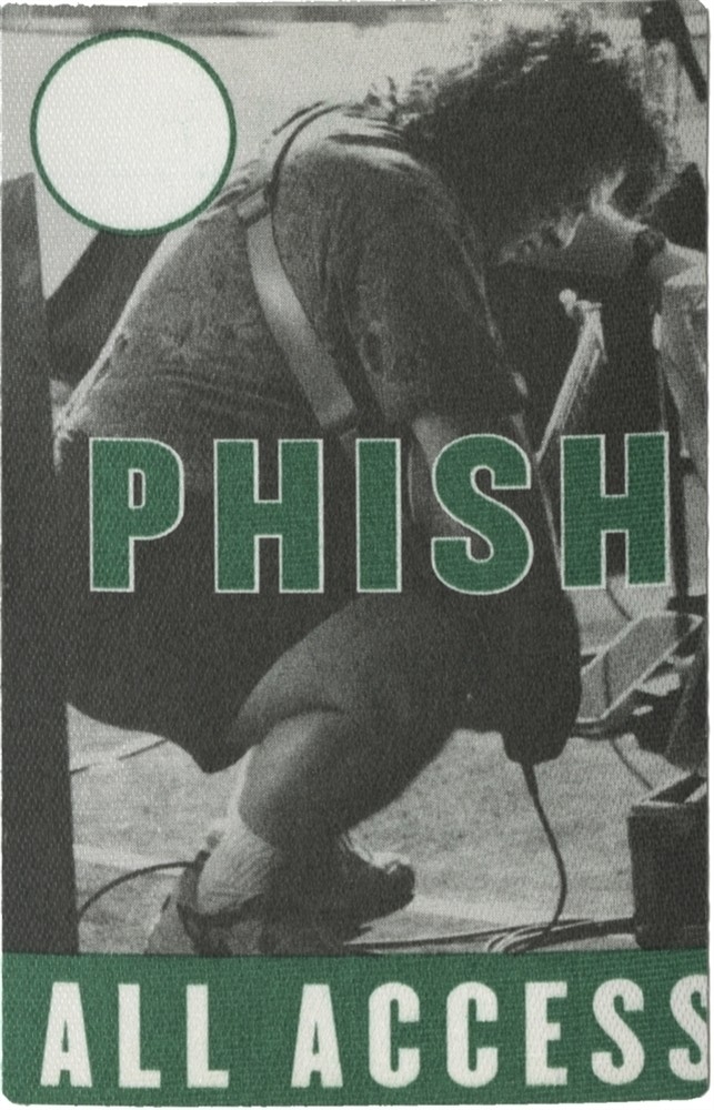 Phish 2000 Farmhouse concert tour Steve Dikun All Access Backstage Pass