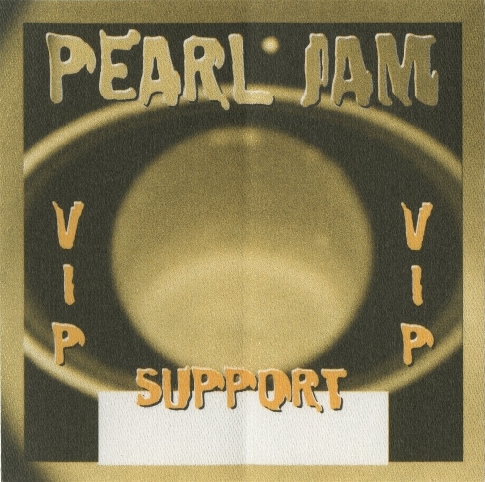 Pearl Jam 2000 Binaural concert tour Band VIP Backstage Pass